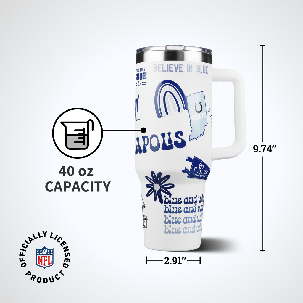 40oz Team Spirit Game Day Tumbler I | Indianapolis Colts