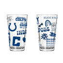 2pk 16oz Pint Glass, DP, Loco Design | Indianapolis Colts