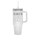  Colts 40oz Bow White Stainless Steel Colossal Tumbler 