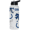  Colts 34oz Bow White Quencher Water Bottle 