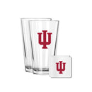 2 Pack Pint and Coasters set  | Indiana University Bloomington