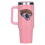 40oz Pink Bling Game Day Tumbler I | Jacksonville Jaguars