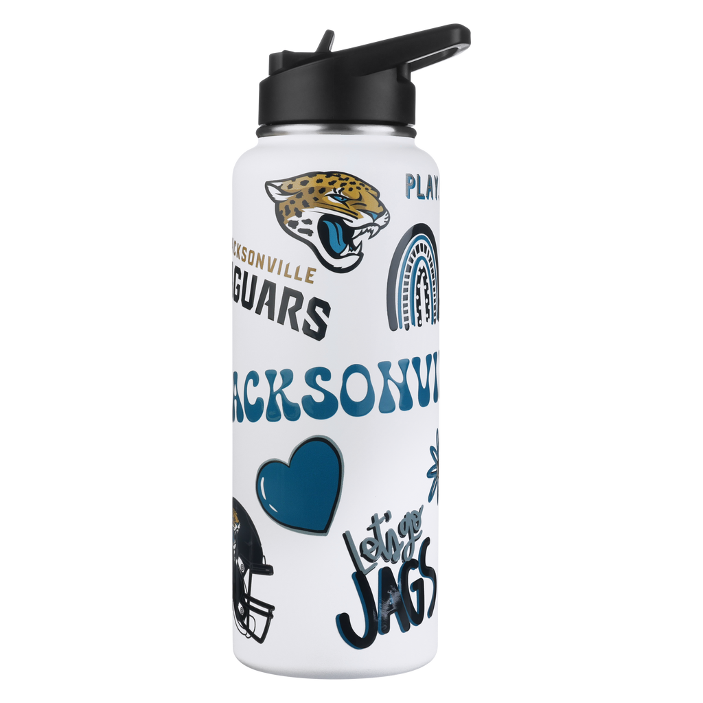 34oz Team Spirit Water Bottle I | Jacksonville Jaguars