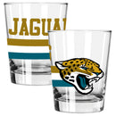 2pk 15oz Old Fashion Glass Big Stripes Design | Jacksonville Jaguars