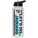 34oz Quencher Let's Go Team Dash Design | Jacksonville Jaguars