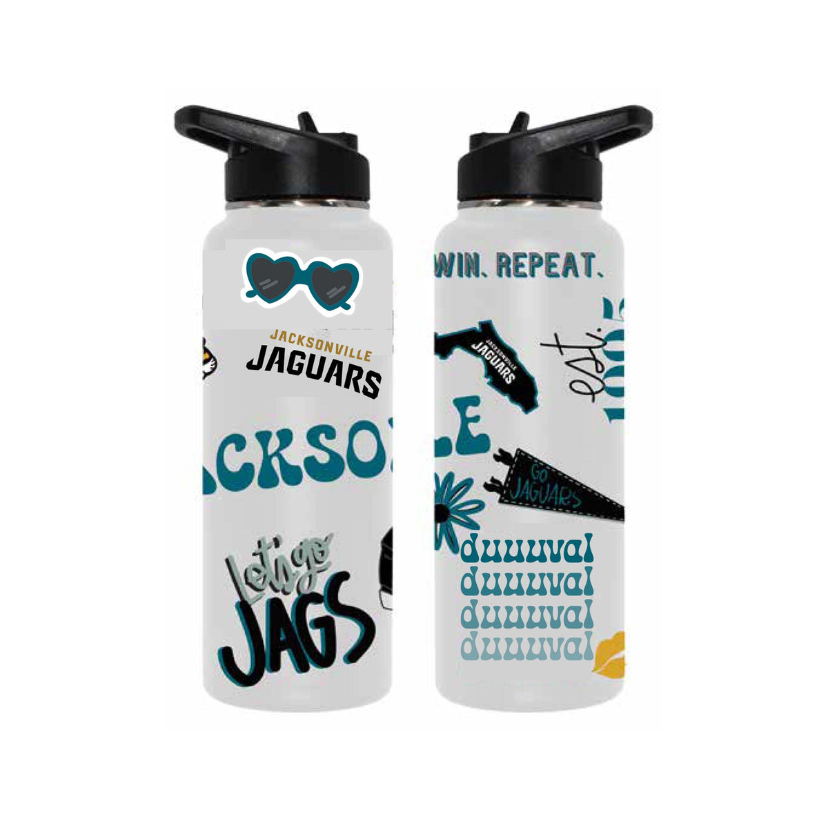 Loco Design 34oz Quencher | Jacksonville Jaguars