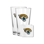 2 Pack Pint and Coasters Set | Jacksonville Jaguars