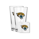 2 Pack Pint and Coasters Set | Jacksonville Jaguars