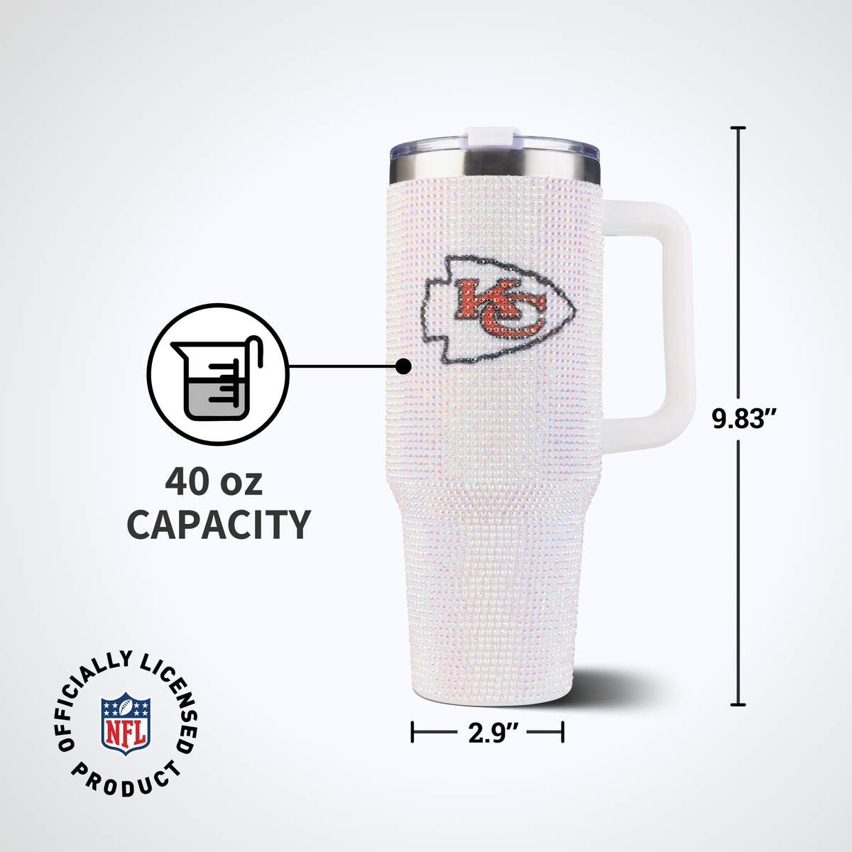 40oz Bling Collosal Tumbler | Kansas City Chiefs