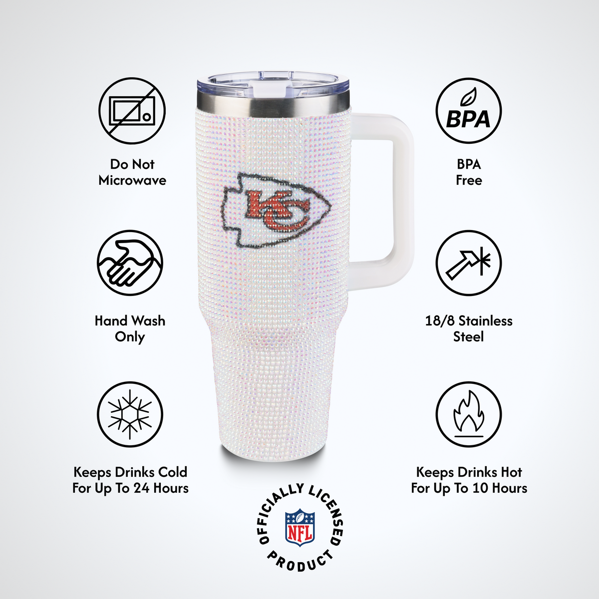 40oz Bling Collosal Tumbler | Kansas City Chiefs