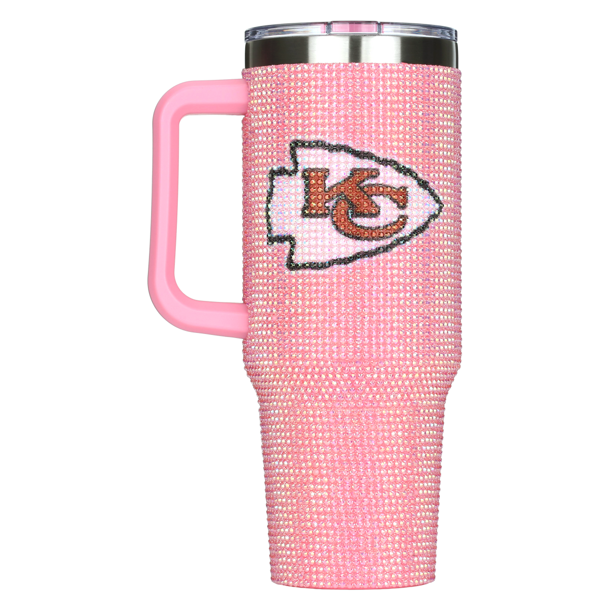 40oz Pink Bling Game Day Tumbler I | Kansas City Chiefs