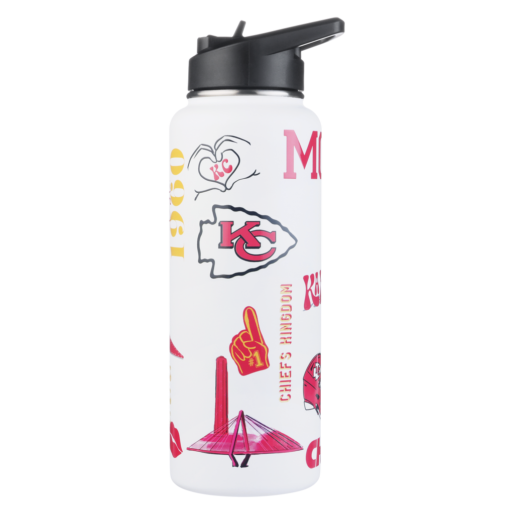 34oz Team Spirit Water Bottle I | Kansas City Chiefs