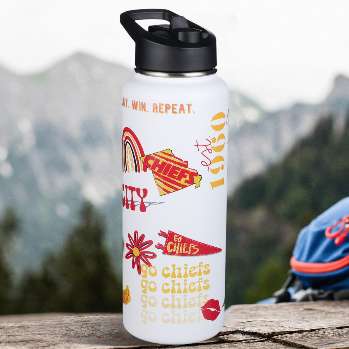 34oz Team Spirit Water Bottle I | Kansas City Chiefs
