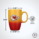 22oz Ombre Sculpt Tall Mug I | Kansas City Chiefs
