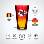 2-Pack Ombre Pint Glasses | Kansas City Chiefs