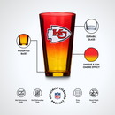 2-Pack Ombre Pint Glasses | Kansas City Chiefs