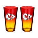 2-Pack Ombre Pint Glasses | Kansas City Chiefs