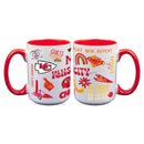 Loco Design 2 pack 15oz Mug | Kansas City Chiefs