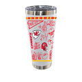 Sketchpad Design 30oz SS Tumbler | Kansas City Chiefs
