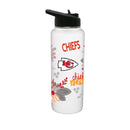 34oz Quencher Bottle, DP, Flowers Design | Kansas City Chiefs