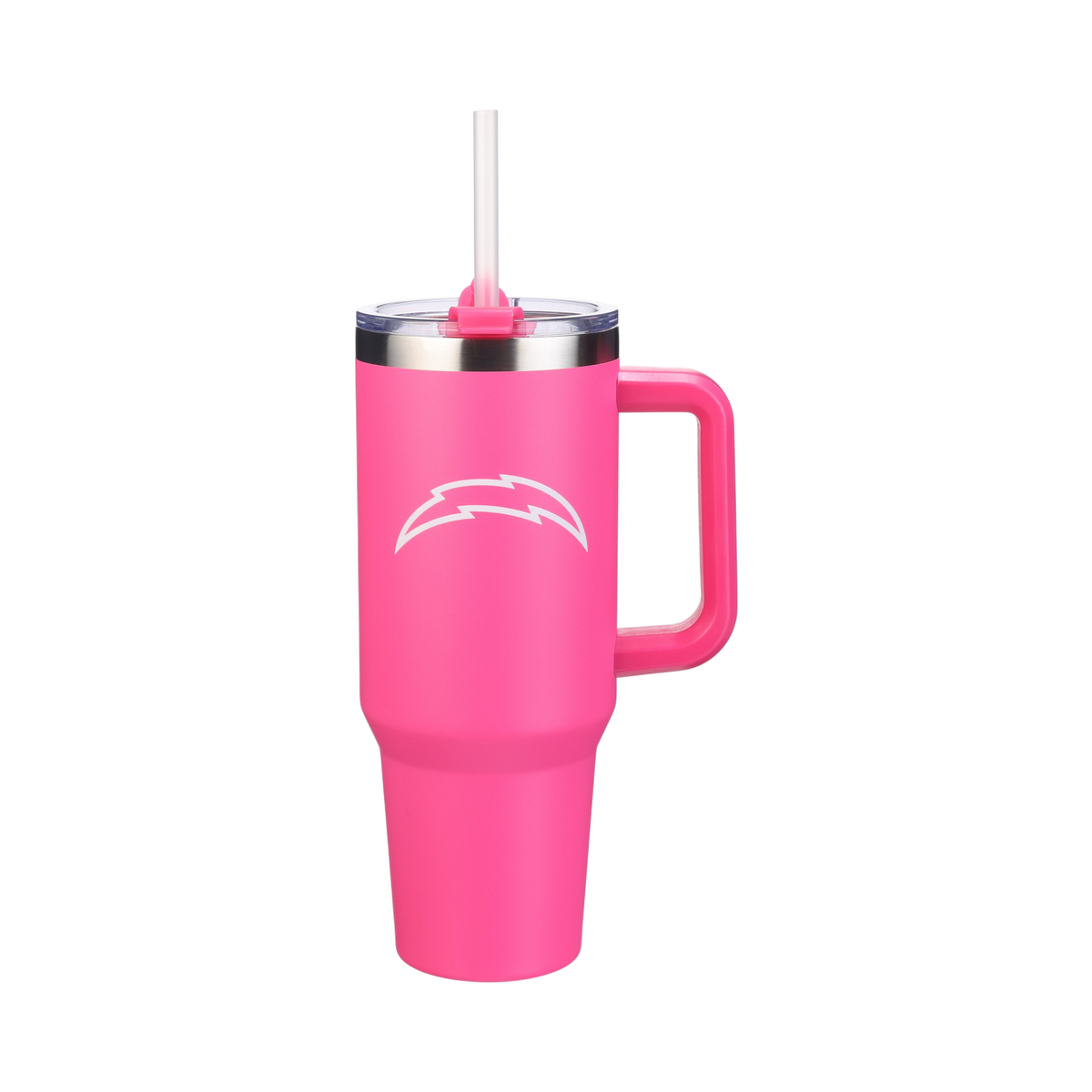 40oz Pink Game Day Tumbler I | Los Angeles Chargers