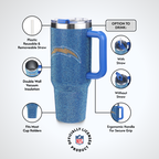 40oz TC Bling Game Day Tumbler I | Los Angeles Chargers