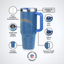 40oz TC Bling Game Day Tumbler I | Los Angeles Chargers