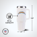 40oz Bling Collosal Tumbler | Los Angeles Chargers