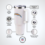 40oz Bling Collosal Tumbler | Los Angeles Chargers