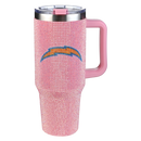 40oz Pink Bling Game Day Tumbler I | Los Angeles Chargers