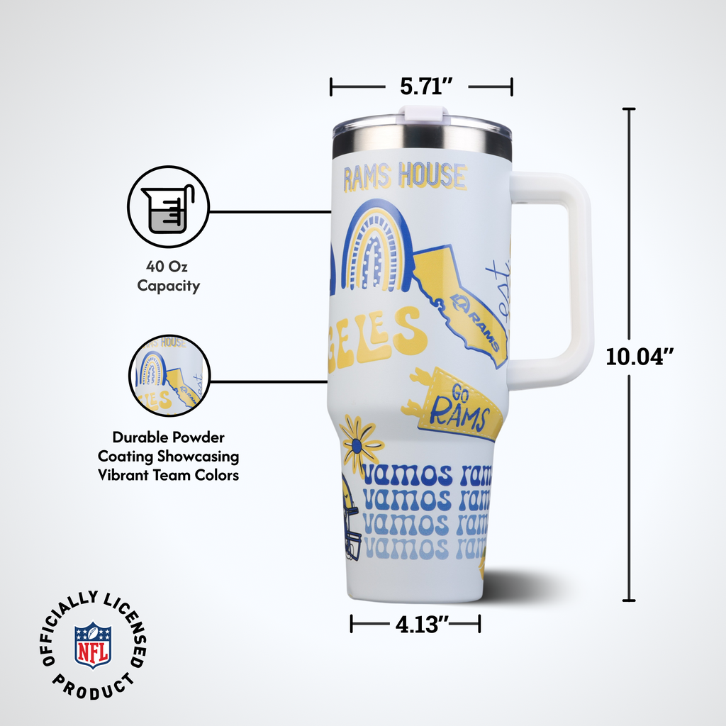 40oz Team Spirit Game Day Tumbler I | Los Angeles Chargers