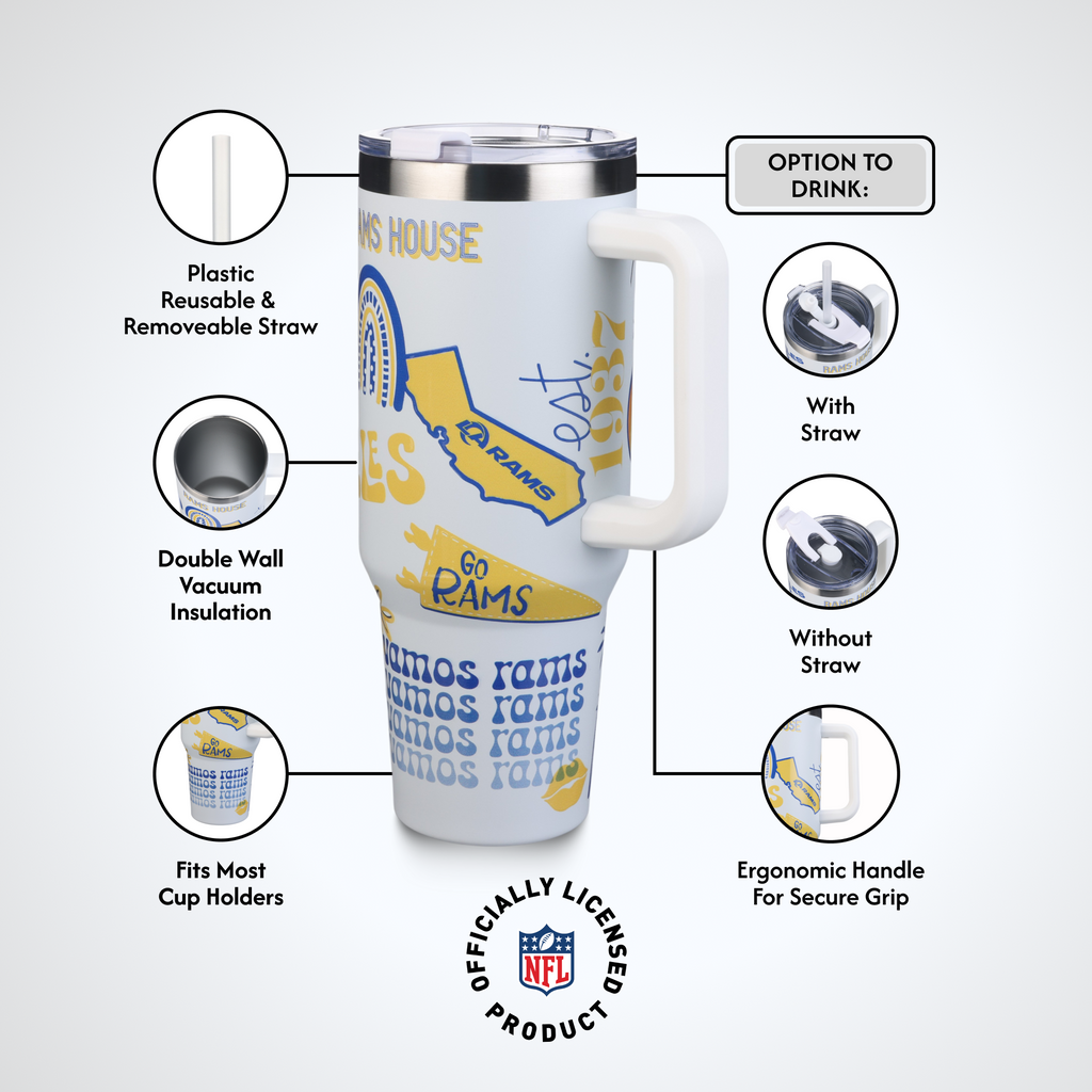 40oz Team Spirit Game Day Tumbler I | Los Angeles Chargers