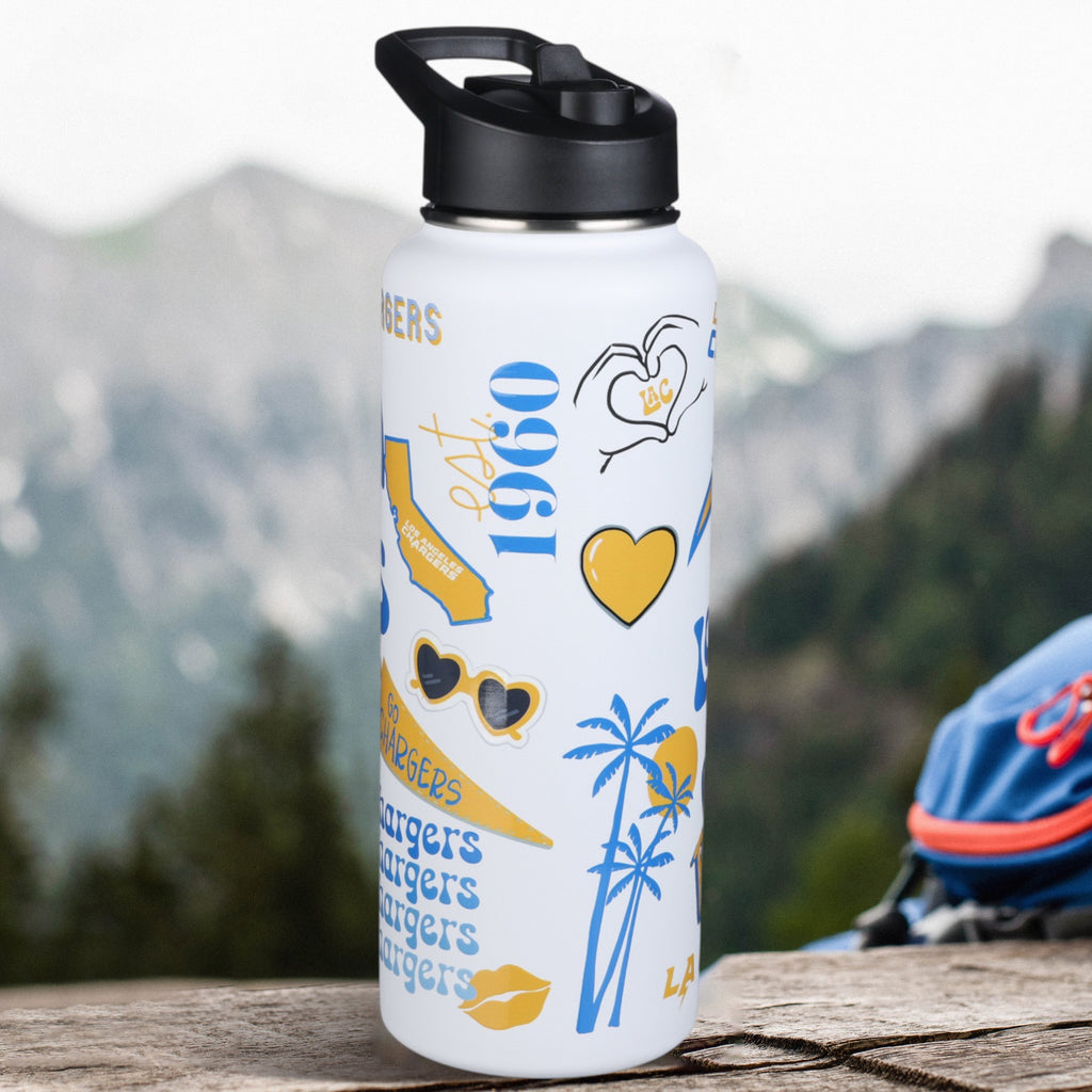34oz Team Spirit Water Bottle I | Los Angeles Chargers