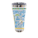 Sketchpad Design 30oz SS Tumbler | Los Angeles Chargers