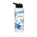 34oz Quencher Bottle, DP, Flowers Design | Los Angeles Chargers