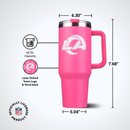 40oz Pink Game Day Tumbler I | Los Angeles Rams