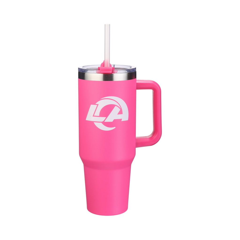 40oz Pink Game Day Tumbler I | Los Angeles Rams