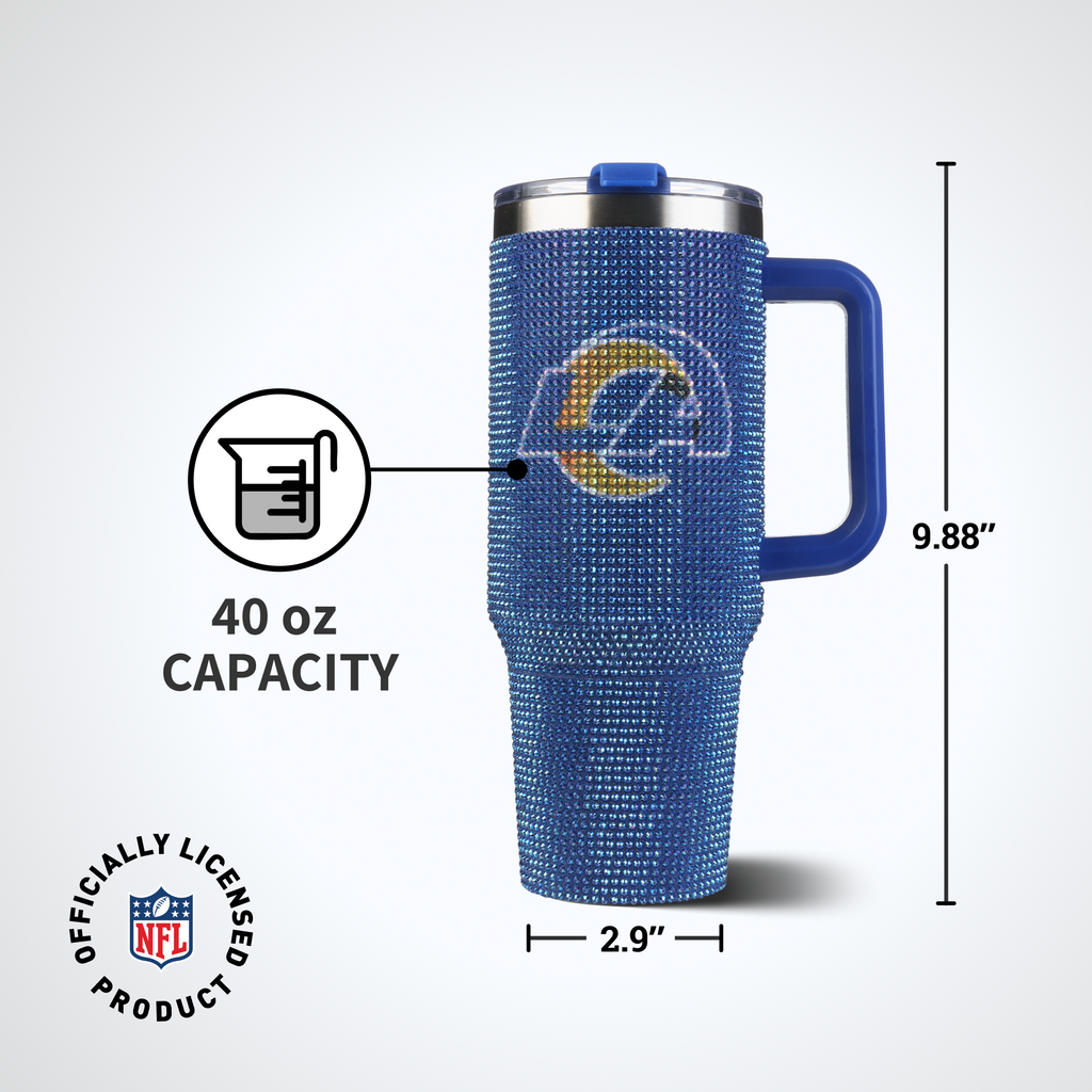 40oz TC Bling Game Day Tumbler I | Los Angeles Rams