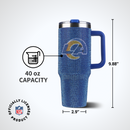 40oz TC Bling Game Day Tumbler I | Los Angeles Rams