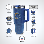 40oz TC Bling Game Day Tumbler I | Los Angeles Rams