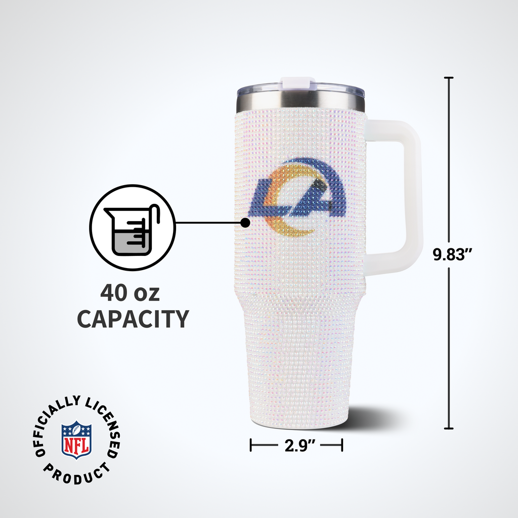40oz Bling Collosal Tumbler | Los Angeles Rams