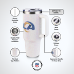 40oz Bling Collosal Tumbler | Los Angeles Rams