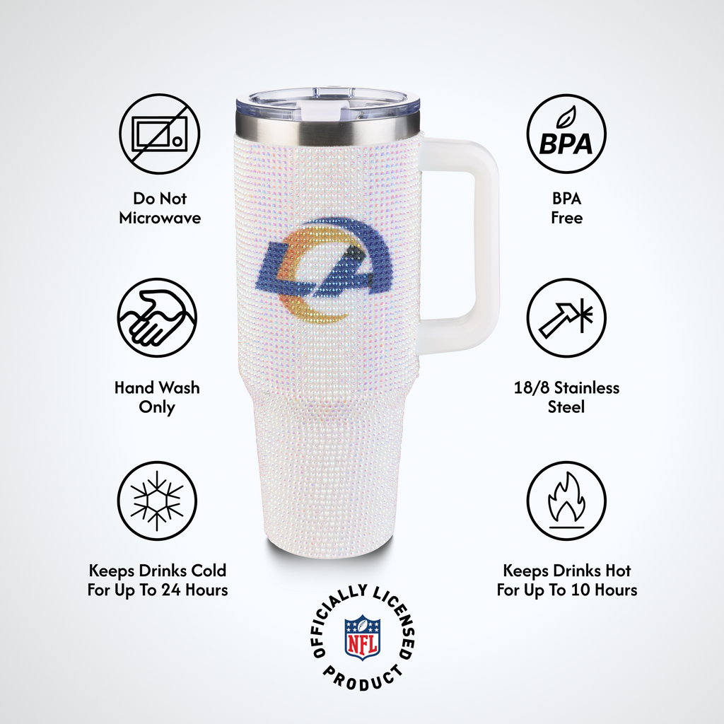40oz Bling Collosal Tumbler | Los Angeles Rams