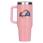 40oz Pink Bling Game Day Tumbler I | Los Angeles Rams