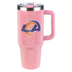 40oz Pink Bling Game Day Tumbler I | Los Angeles Rams