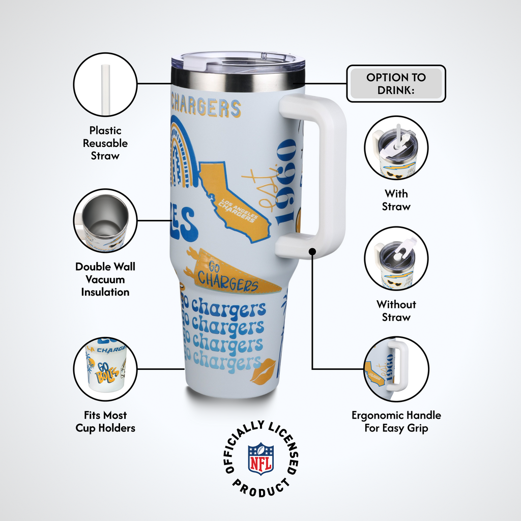 40oz Team Spirit Game Day Tumbler I | Los Angeles Rams