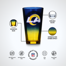 2-Pack Ombre Pint Glasses | Los Angeles Rams