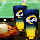 2-Pack Ombre Pint Glasses | Los Angeles Rams