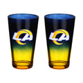 2-Pack Ombre Pint Glasses | Los Angeles Rams