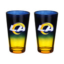 2-Pack Ombre Pint Glasses | Los Angeles Rams